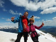 PIZZO ARERA (2512 m), primaverile con neve, il 15 maggio 2014 - FOTOGALLERY